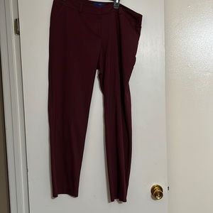 Maroon dress pants